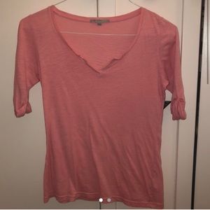 Half sleeve pink top